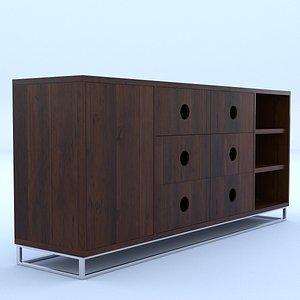3D drawer wooden
