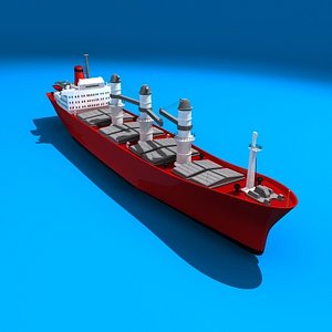 cargo ship 3d model