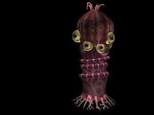 3d max eyeball plant