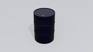3D barrel blue steel
