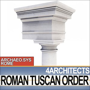 Tuscan Column, Order & Entablature