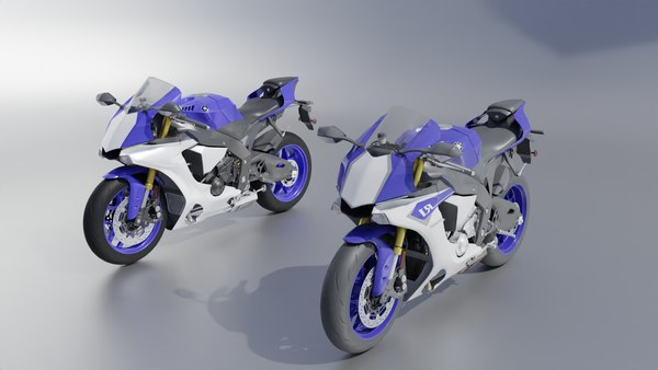 modelo 3d Moto Yamaha yzf R1 - TurboSquid 2039308