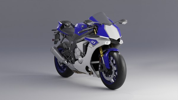 modelo 3d Moto Yamaha yzf R1 - TurboSquid 2039308