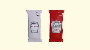 Single Serve Ketchup and Mayonnaise