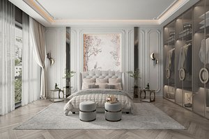 3D Bedroom Design 97 model