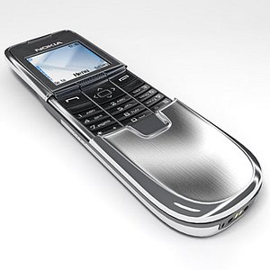 nokia 8800 mobile phone 3d 3ds