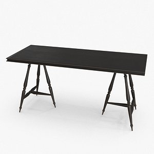 Garris Desk Black 3D