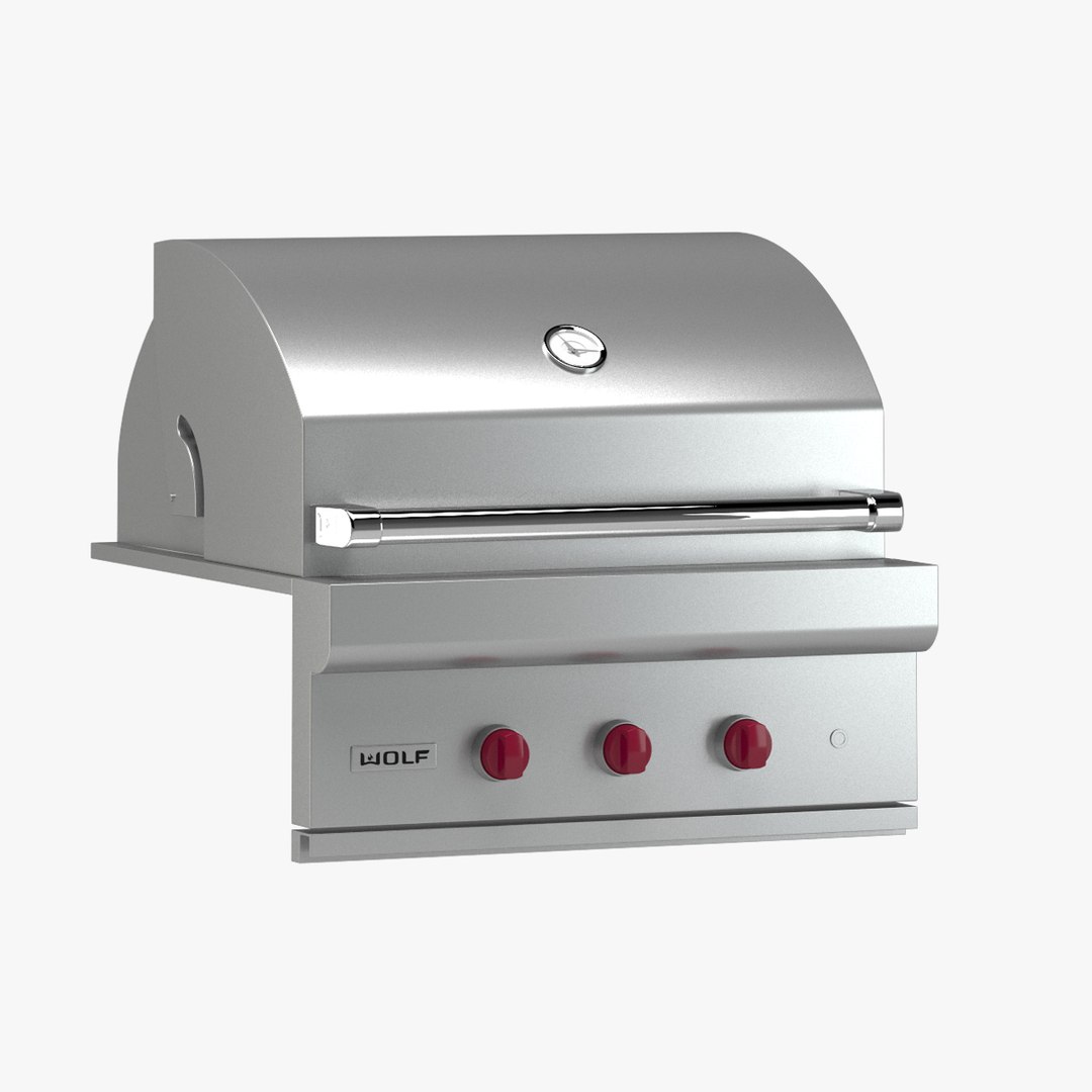 Subzero Wolf Grill Model TurboSquid 1503303