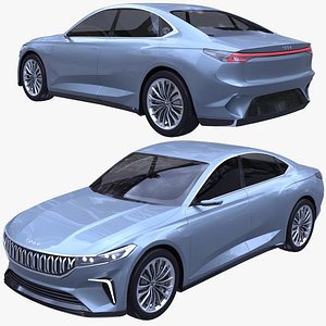 togg sedan car 3D model