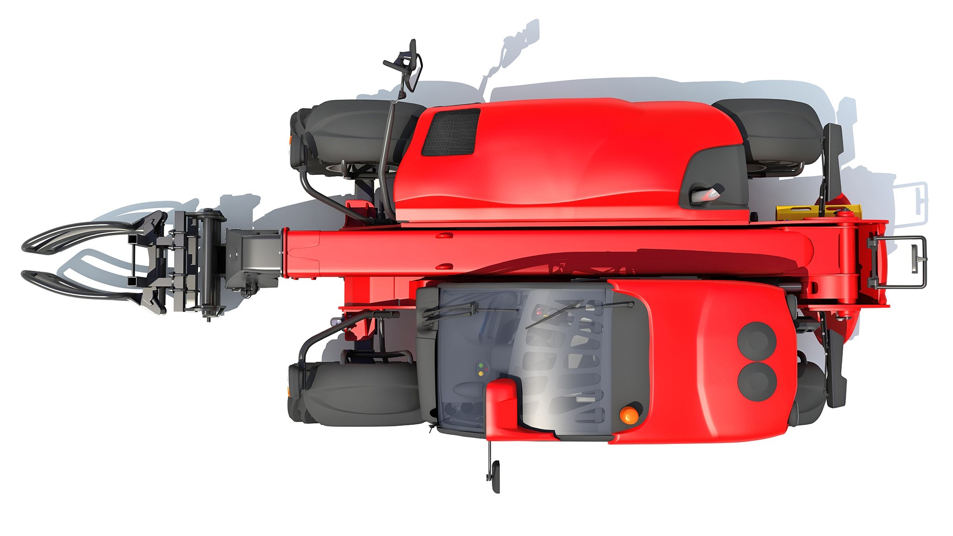 Telescopic Handler Model - TurboSquid 1673071