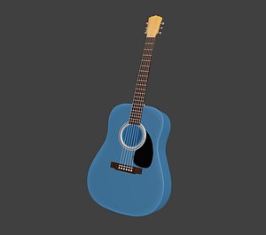 Acoustic Guitar - Blue