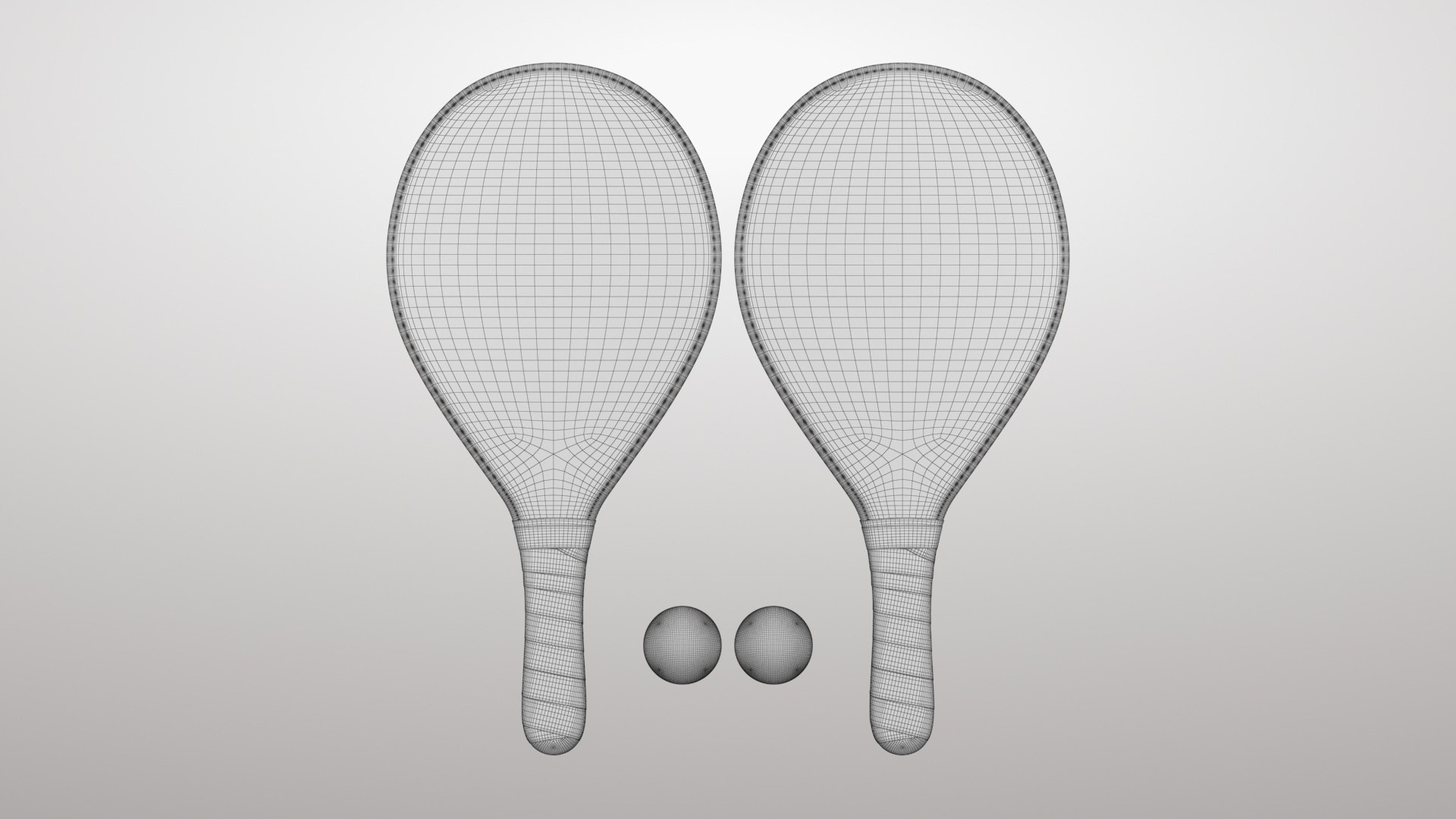 3D Tennis Rackets And Ball PBR Model - TurboSquid 2104350