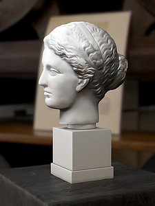 aphrodite bust 3d model