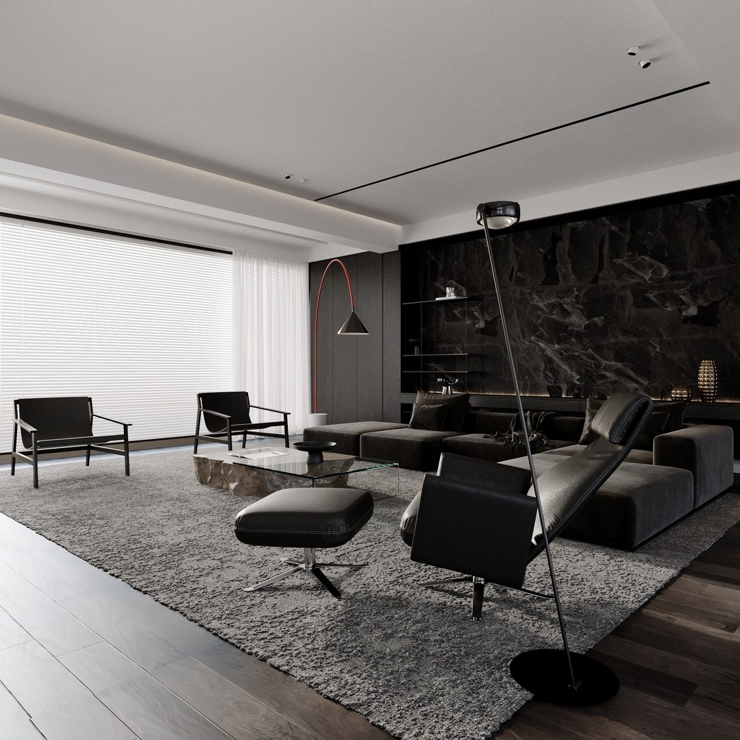 Best Living Room Design 05 3D Model - TurboSquid 1942059