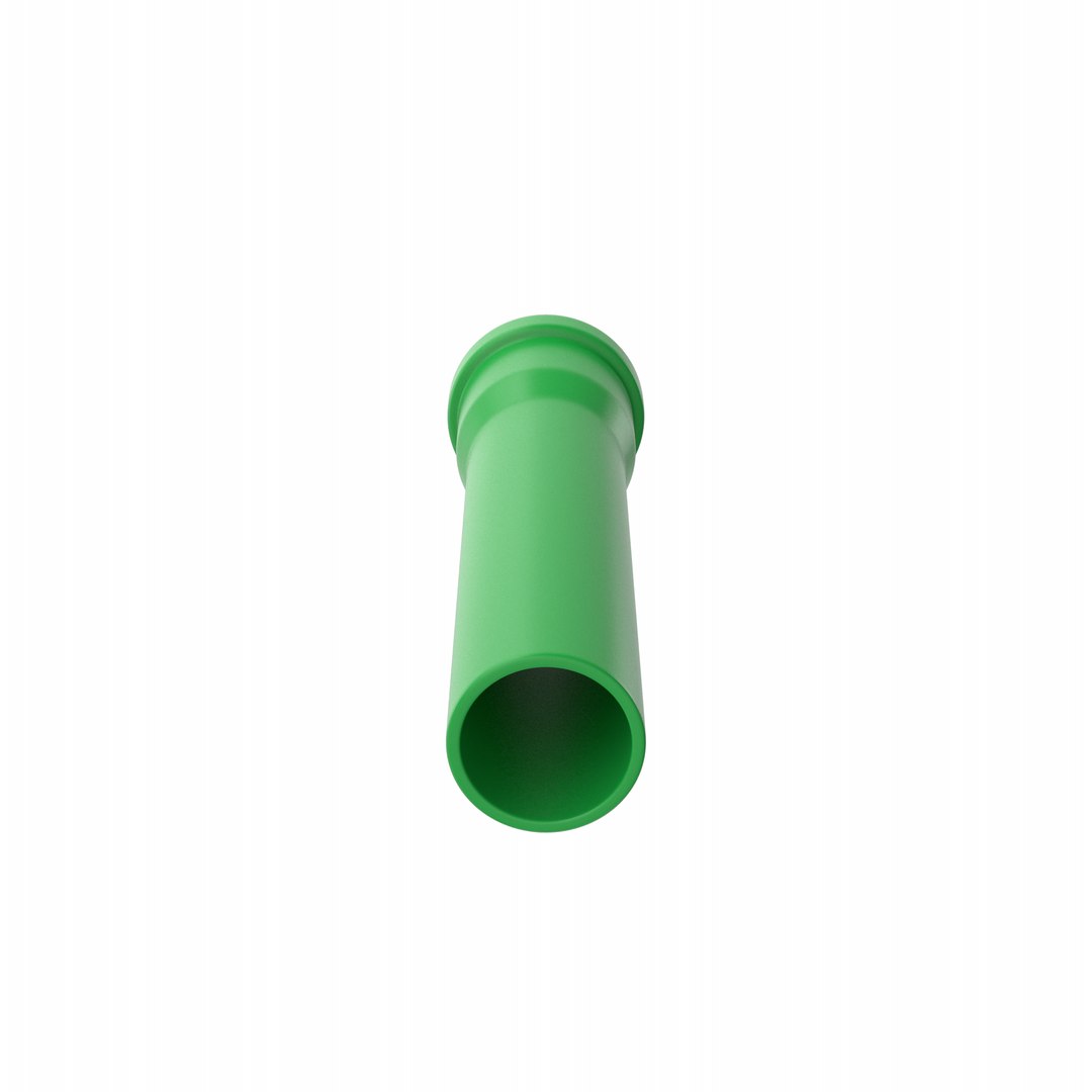 3D PVC Pipe Green TurboSquid 1926120