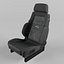 RECARO Orthoped Nardo black Artista black Seat 3D model
