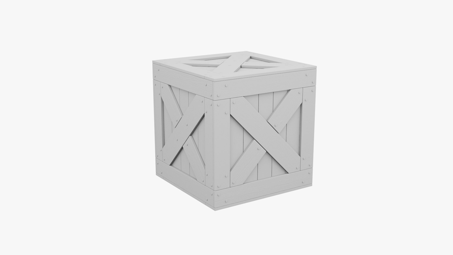 3D Wooden Box model - TurboSquid 2048941