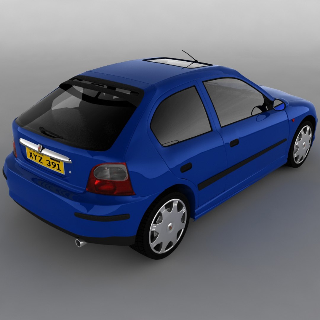 rover 25 si 2000 3d model