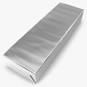 Chewing Gum Foil Pack 3D