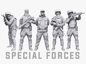 Lowpoly Special Forces Pack