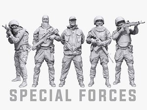 Lowpoly Special Forces Pack