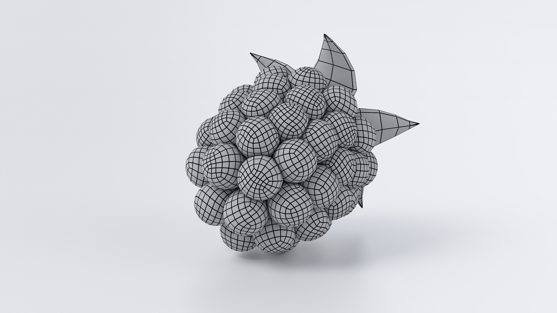 3D Model Cartoon Raspberry - TurboSquid 2095359