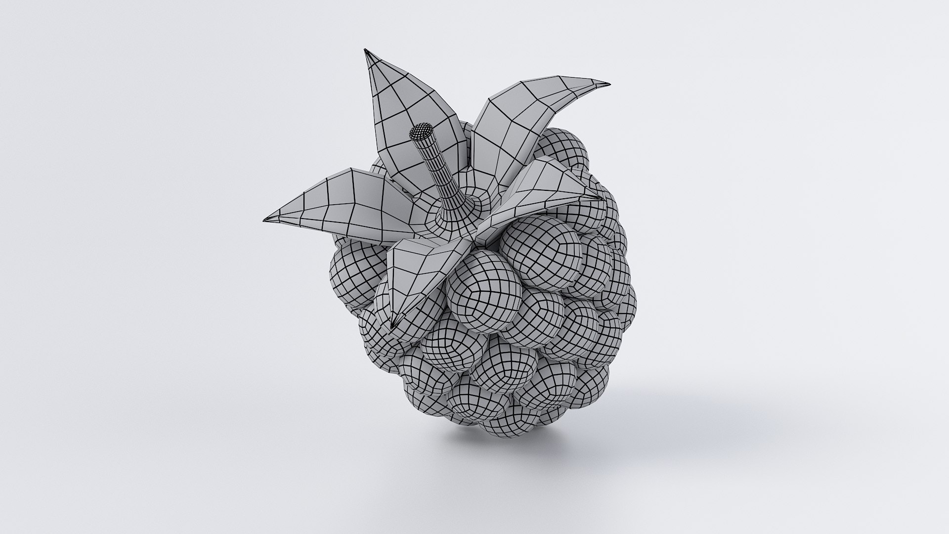 3D Model Cartoon Raspberry - TurboSquid 2095359