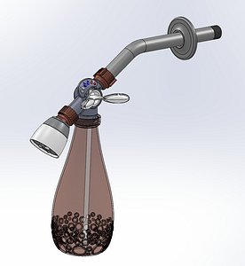 COVID Hyrdogen Peroxide Showerhead Atmospheric Dispenser
