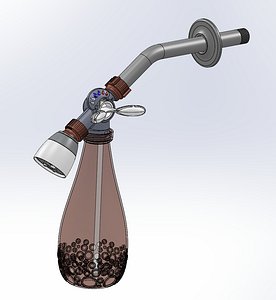 COVID Hyrdogen Peroxide Showerhead Atmospheric Dispenser