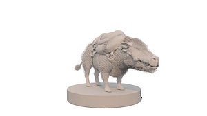 Daeodon - hell pig print