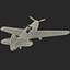 curtiss p-40 warhawk fighter 3d max