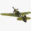 curtiss p-40 warhawk fighter 3d max
