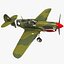 curtiss p-40 warhawk fighter 3d max