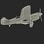 curtiss p-40 warhawk fighter 3d max