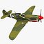 curtiss p-40 warhawk fighter 3d max