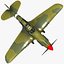 curtiss p-40 warhawk fighter 3d max