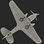 curtiss p-40 warhawk fighter 3d max
