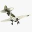 curtiss p-40 warhawk fighter 3d max