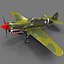 curtiss p-40 warhawk fighter 3d max