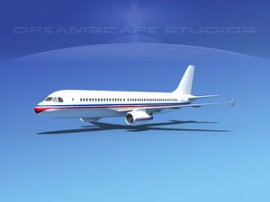 a320 airbus 3d model