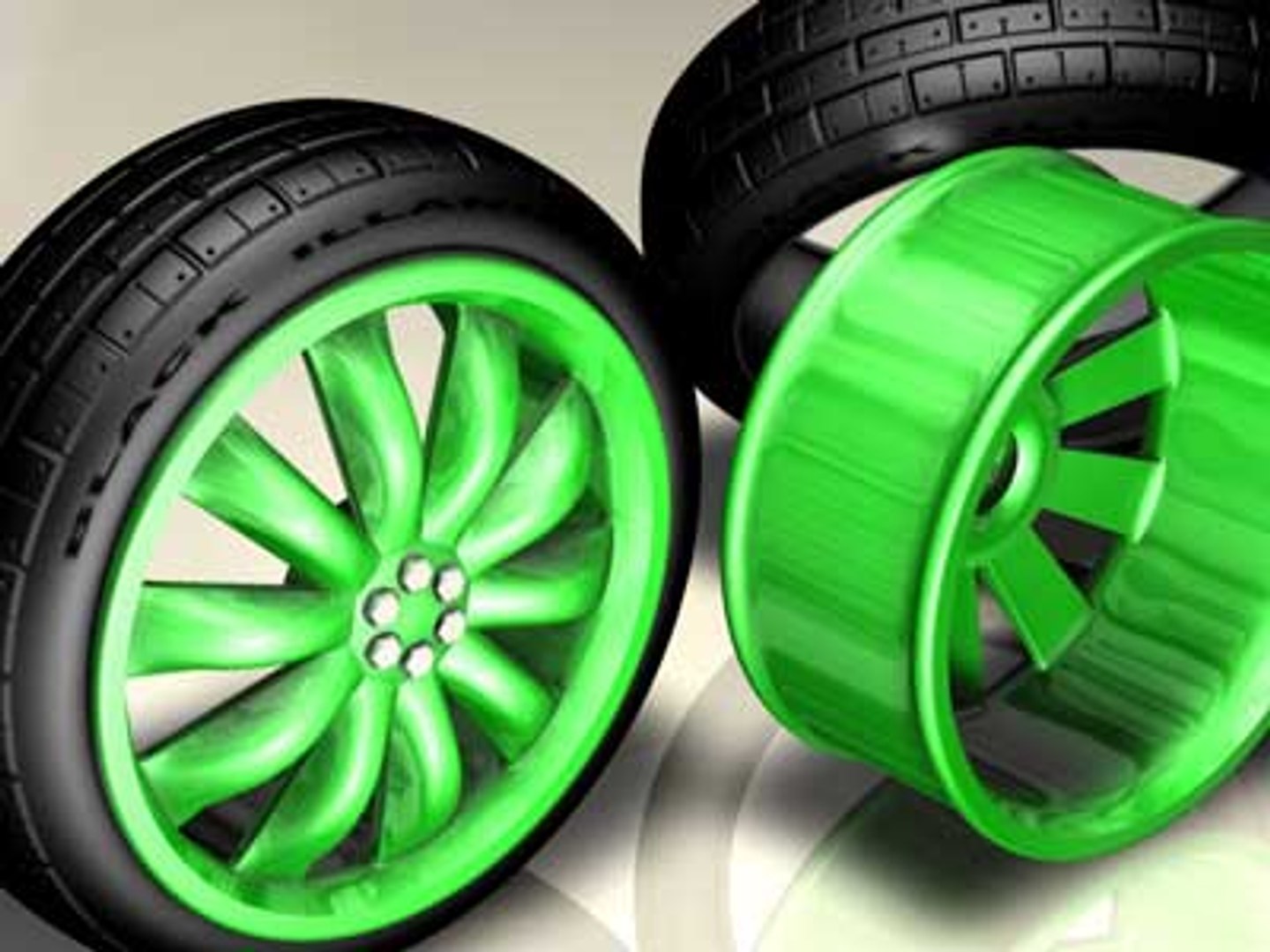 Car Rim Chrome C4d