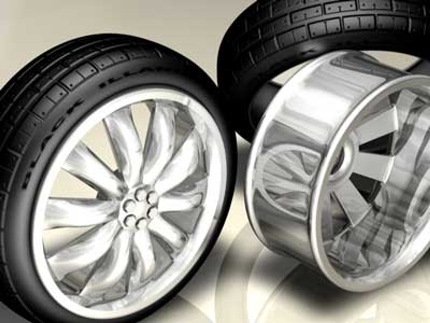 Car Rim Chrome C4d