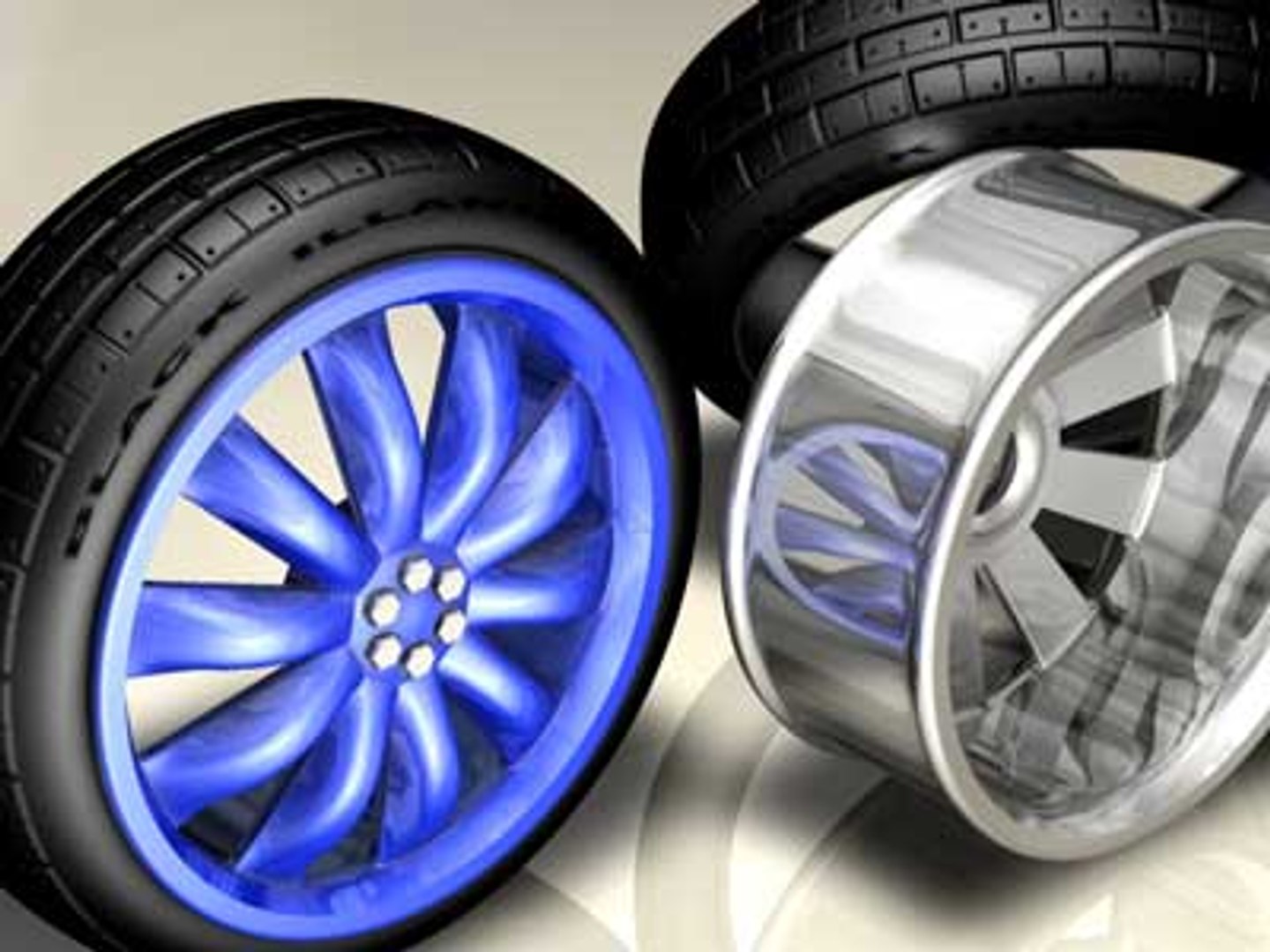 Car Rim Chrome C4d
