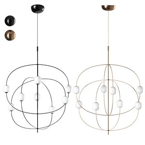 3D AXIA ceiling lamp by LODES model