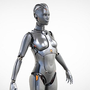 Female Cyborg Robot