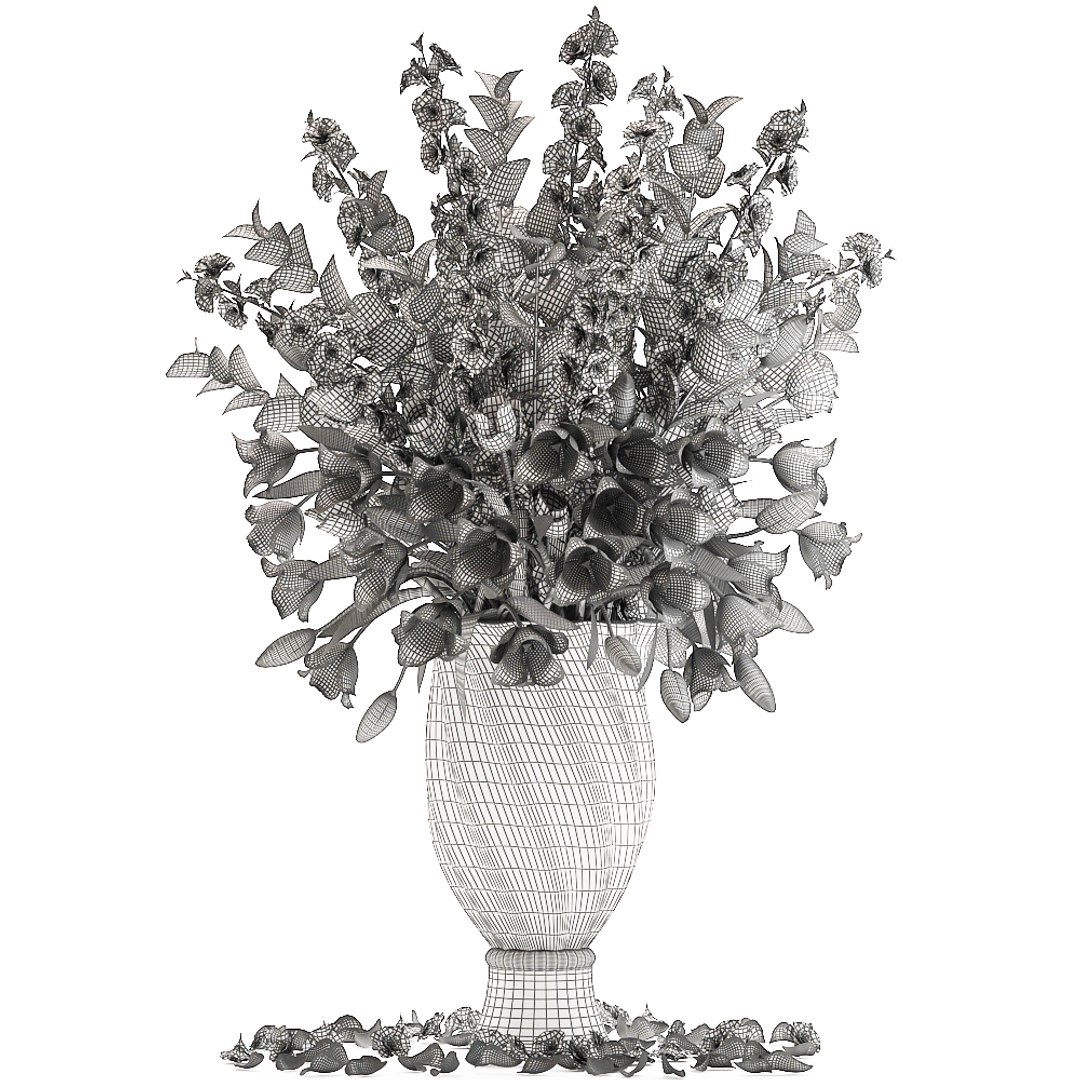 Bouquet Spring Flowers Tulips 3D Model - TurboSquid 1285705