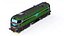 czech sd class 753-6 diesel electric locomotive