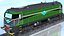 czech sd class 753-6 diesel electric locomotive