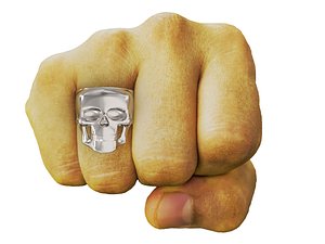 Skull Ring 3D model