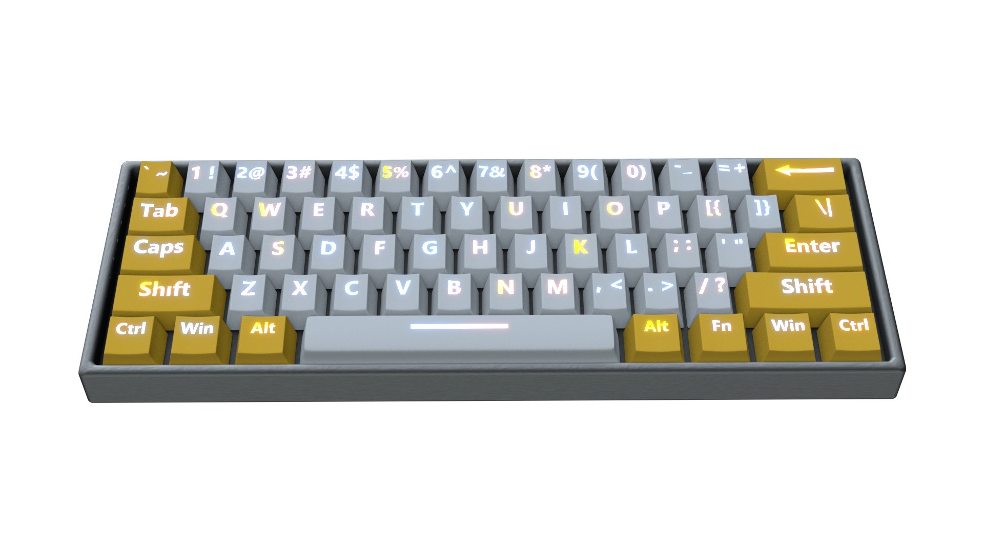 Pack Of Detailed High Poly Gaming Keyboards 3D Model - TurboSquid 2059492